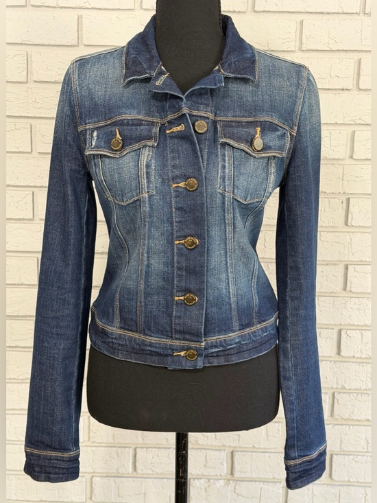 PAIGE Jackets & Blazers - Paige Denim Jacket Small Women’s Blue Slim Fit Short Buttons